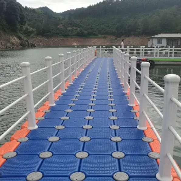 Hdpe Plastic Modular Block Floating Cubes Dock Pontoon Bridge Jet Ski Dock Platform