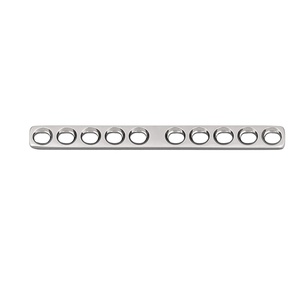 Plaque de Compression droite en acier inoxydable pour chirurgie vétérinaire, pour chirurgie orthopédique, Implant de 2.0mm - Product Image 1
