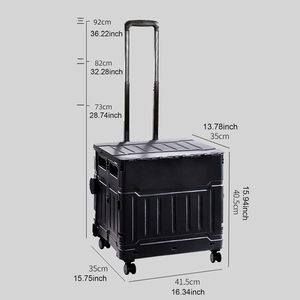 Chariot durable se pliant en plastique de chariot à provisions de style populaire extérieur de promotion pour camper - Product Image 4