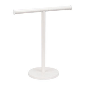Barra de cantar antideslizante baño cocina Hotel Acero inoxidable blanco encimera toallero titular - Product Image 2