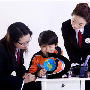 Quả Cầu Hình Chữ C Có Chức Năng Xoay, Bản Đồ Thế Giới Nổi Bay Lên Để Trang Trí Văn Phòng - Product Image 3