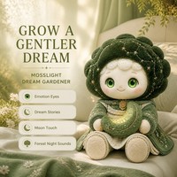 Jouets en peluche IA super doux - Compagnon interactif mode répétition, rembourrage en coton PP polyester, cadeau d'anniversaire