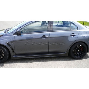 Extensiones Laterales de Parachoques Estilo Aero, Faldones Laterales de Carbono para Mitsubishi Evolution EVO 10 X Lancer 2008+ - Product Image 1