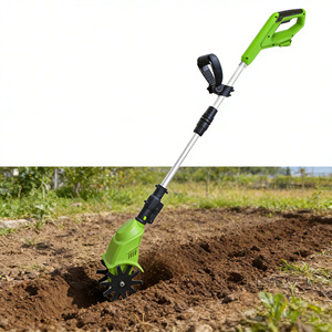 VERTAK 20V Mini <span class=keywords><strong>scarificateur</strong></span> électrique portable à <span class=keywords><strong>batterie</strong></span> lithium pour la maison et le jardinage, idéal pour l'ameublissement du sol et le creusement domestique - Product Image 1
