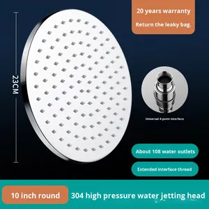 304 насадка для душа из нержавеющей стали, 10/8 дюймов - Product Image 5