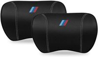 2 PCS pour BMW Compatible Soft PU Leather Car Neck Pillows Accessoire pour 1 2 3 4 5 6 7 X1 X2 X3 X4 X5 X6 X7 Car Seats Headrests