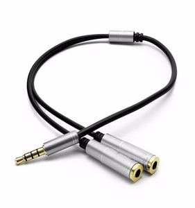 Câble audio <span class=keywords><strong>Jack</strong></span> 3.5mm mâle à 2 femelles Câble d'extension pour écouteurs Microphone <span class=keywords><strong>Adaptateur</strong></span> séparateur de casque pour <span class=keywords><strong>iphone</strong></span> Ordinateur portable - Product Image 6