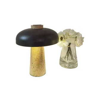 북유럽 램프 자연 석회화 돌 가구 럭셔리 석회화 램프 테이블 램프 홈 장식