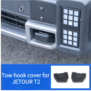 Fabbrica diretta Jetour traveller T2 decorazione portapacchi copri <span class=keywords><strong>gancio</strong></span> di <span class=keywords><strong>traino</strong></span> accessori per auto nero ABS materiale perfetto - Product Image 3