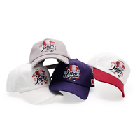 Gorra de béisbol con logotipo personalizado de alta calidad para hombre con 5 paneles de impresión digital de lona