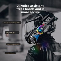 Casque Y21 exclusif transfrontalier avec écouteurs 5.4, étanche IPX6, anti-poussière, suppression active du bruit, lumières RGB, sans fil