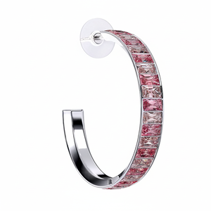 ELBA Hypoallergenic <b>Stud</b> <b>Earrings</b> for Women Multicolor 30mm <b>Crystal</b> <b>Earrings</b> - Product Image 2