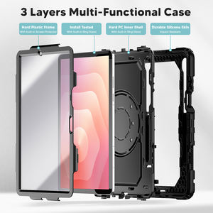 À la mode 3 couches dur Pc 3in1 antichoc anneau support <span class=keywords><strong>tablette</strong></span> couverture <span class=keywords><strong>pour</strong></span> <span class=keywords><strong>Samsung</strong></span> Tab S11 11 "2025 X730 étui - Product Image 6