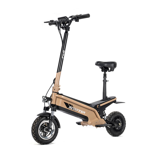 2026 Electric Scooter 10 Inch with Full Suspension 49 km/h Max Speed Dual Disc Brake for Sale