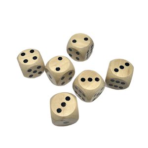 Juego de Dados de Madera de 7 Piezas, 20mm, 6 Caras, con Logotipo Personalizado, Coloridos, Directo de Fábrica - Product Image 4