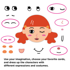 Nouvel arrivage : Kit créatif d'autocollants pour l'expression artistique – Mon nouveau partenaire : Kit DIY de création de visages émotionnels pour enfants - Product Image 5