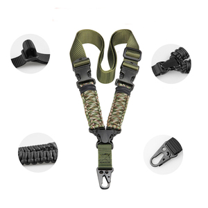 Sangle de sécurité en nylon tressé réglable pour l'extérieur, sangle de suspension à dégagement rapide pour sac à dos, équipement de camping, taille moyenne - Product Image 4