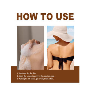 Hot Private Label 60g Hidratante Piel Bronceador Loción bronceadora natural Crema autobronceadora sin sol - Product Image 6