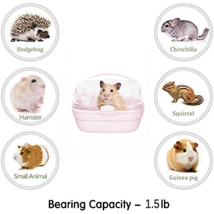 กรงหนูแฮมสเตอร์ขนาดใหญ่อเนกประสงค์แบบพาโนรามาโปร่งใสหรูหราวิลล่า - Product Image 3