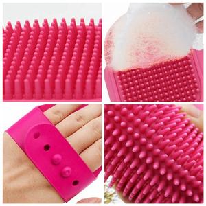 HMG หวีอาบน้ำแชมพูสำหรับสัตว์เลี้ยงปรับได้ห่วงซิลิโคนสำหรับอาบน้ำและนวดแต่งขนสัตว์เลี้ยง - Product Image 4