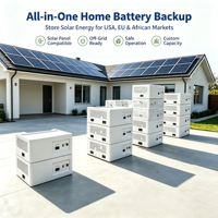 Batterie solaire hors réseau 10KW 48V 685Ah, batterie de panneau solaire Lifepo4 Lithium, BMS 51.2V 200Ah, onduleur, pack de batteries au phosphate de lithium-ion