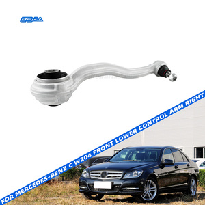 Bras inférieur avant de voiture en aluminium neuf, couleur argent, pour Mercedes Benz Classe C W204 R 2007-2014 OE R 2043304411 - Product Image 1