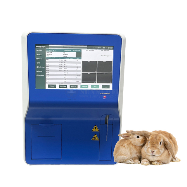 Veterinary Equipment 5-diff Medical Auto Vet Cbc Machine Veterinary Hematology Analyzer 5 Part