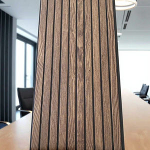 Decorazione interna nero colorato 3D <span class=keywords><strong>PVC</strong></span> pannello impermeabile a prova di umidità per pareti soffitti Design moderno facile ufficio Hotel - Product Image 1