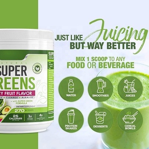 Mezcla de piel, proteína orgánica original, supercomida, polvo verde - Product Image 4