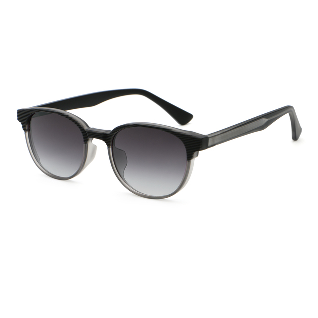 Vintage Round Full Rim Fashion with UV400 Protection Lightweight CP Temple Trendy Eyeglasses for Sports Comfortable Sunglasses