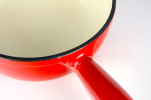 Batterie de cuisine en fonte sur mesure Marmite à fromage Pot à chocolat et caramel Sets à <span class=keywords><strong>fondue</strong></span> au fromage en fonte - Product Image 4