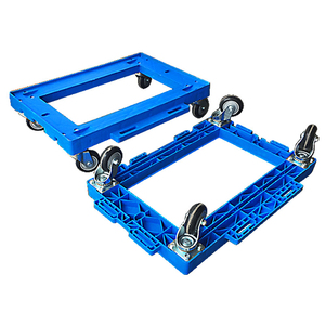 Chariot en plastique de chariot fort industriel de plate-forme avec des roues pour les boîtes mobiles - Product Image 6