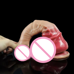 Großhandel Vibrierender Übergroßer Pferdepenis Silikon-Sexspielzeug Analplug für Männer/Frauen Dildo Weicher Hinterhof-Erweiterungs-Masturbator - Product Image 3
