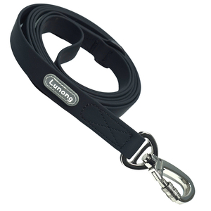 Lunong Waterproof PVC Dog <b>Leash</b> with Locking Clasp Heavy Duty Corrosion Resistant <b>Pet</b> Training Lead for Large Dogs - Product Image 2