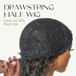 Venta Directa al por Mayor: Peluca Rizada Completa de 26 Pulgadas, 3 en 1, Ondas Despeinadas con Cordón Ajustable, 200% de Densidad, Sin Pegamento, Lista para Usar, Aspecto Natural - Product Image 2