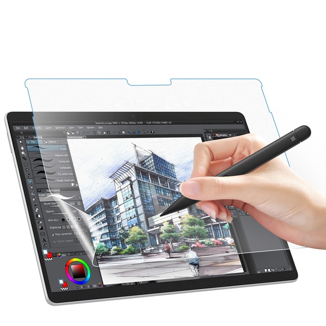 MoKo Matte Screen Protector for Microsoft Surface Pro 9 2022 Pro 8 2021 Pro X for Easy Writing