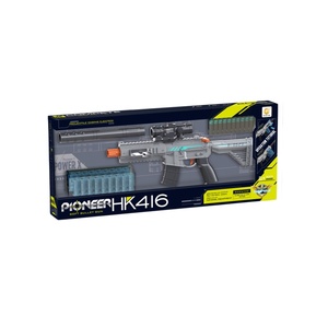 Pistolet à balles molles M416 à alimentation par ceinture et éjection <span class=keywords><strong>de</strong></span> douilles, lanceur <span class=keywords><strong>de</strong></span> fléchettes en mousse, jouet <span class=keywords><strong>de</strong></span> tir réaliste, jeu d'extérieur, cadeau <span class=keywords><strong>pour</strong></span> enfants et adultes - Product Image 2