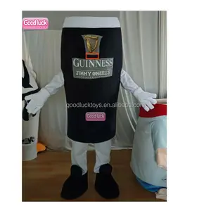 Artificial Handmade high quality Lifelike Creative Adult beer bottle brand advertising events costume Coffee Cup Mascot Costumes