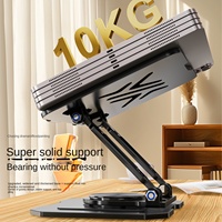 Support de tablette portable pliable rotatif à 360 ° pour tablette iPad