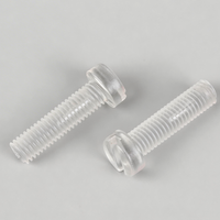 Vis à tête fraisée en polycarbonate M2 M3 M4 M5 M6 M8 M10, vis de machine en plastique