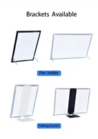 Support de boîte à lumière LED Cadre de publicité en aluminium à clipser Panneau d'affichage à LED Prix Panneau d'affichage en verre trempé
