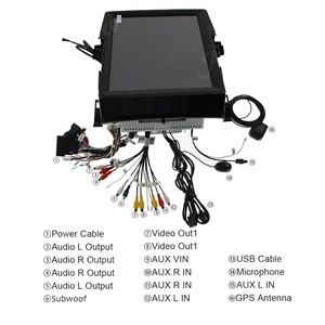 Tesla Radio para Ford Ranger Ford 2015-2020 Android 9,0 4 + 128G Vertical de la navegación GPS del coche de la pantalla de la unidad reproductor Multimedia cinta <span class=keywords><strong>CP</strong></span> - Product Image 3