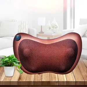 Almohada de masaje Positivo Negativo para el hogar, cojín de masaje multifuncional para columna Cervical y coche