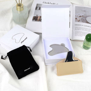 Outils de massage pour le soin de la peau Gua Sha avec logo personnalisé, grattoir en acier inoxydable, grattoir en métal, masseur <span class=keywords><strong>Guasha</strong></span> en acier inoxydable - Product Image 3