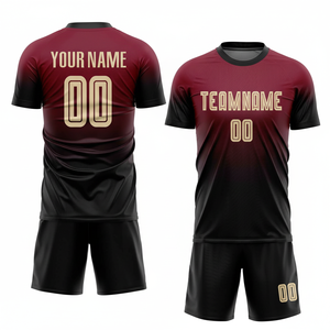 Uniformes d'équipe de football Chemises et shorts de football avec logo personnalisé Kits de vêtements de sport d'usine OEM pour hommes femmes garçons filles fournisseur - Product Image 1
