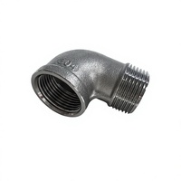 Raccord de tuyauterie en acier inoxydable 304/316, coude à 90 degrés mâle-femelle, anti-rouille, taille 1/4'' pour moteur de yacht marin TMH