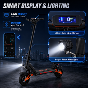 Wholesale <b>Cheap</b> A9 48V Lithium Battery Front Disc Rear Drum Brake Full LED <b>Lights</b> 220LBS Load City Transport E Scooter - Product Image 3