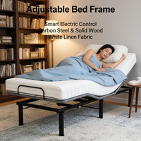 Fournisseur de sommiers inclinables réglables en fer modernes OEM/ODM, télécommande sans fil, pliable, éco-durable |   Adapté aux appartements