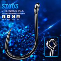 200 pièces/paquet Petits hameçons de pêche à haute teneur en carbone pour appâts, hameçons Drop Shot, hameçons pour vers, pour Black-bass, Crappie, Walleye, Panfish