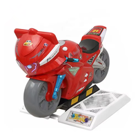 Machine de jeu vidéo d'arcade de course de motos de luxe pour enfants, à monnayeur